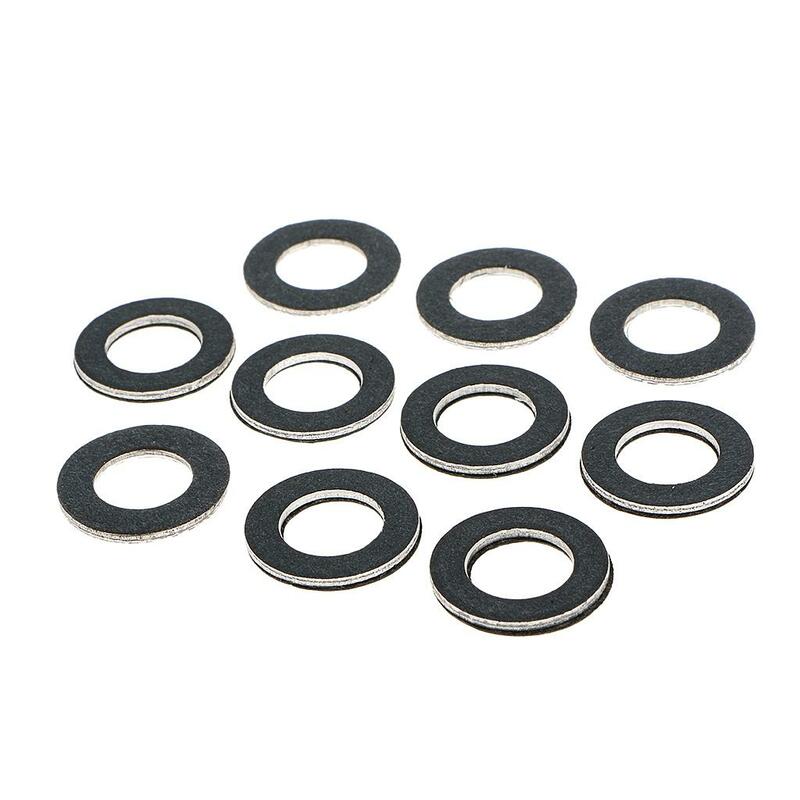 Oil Drain Plug Washer Gaskets Seal Ring Replace for Toyota 90430-12031 Pack of 10
