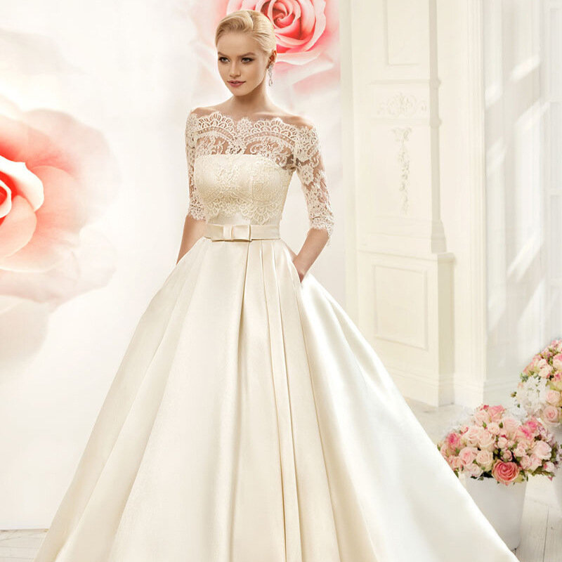 فستان أبيض للفتيات فستان زفاف مخصص للفتيات 2023 فساتين تخرج العروس رداء أفضل فساتين الزفاف مبيعا