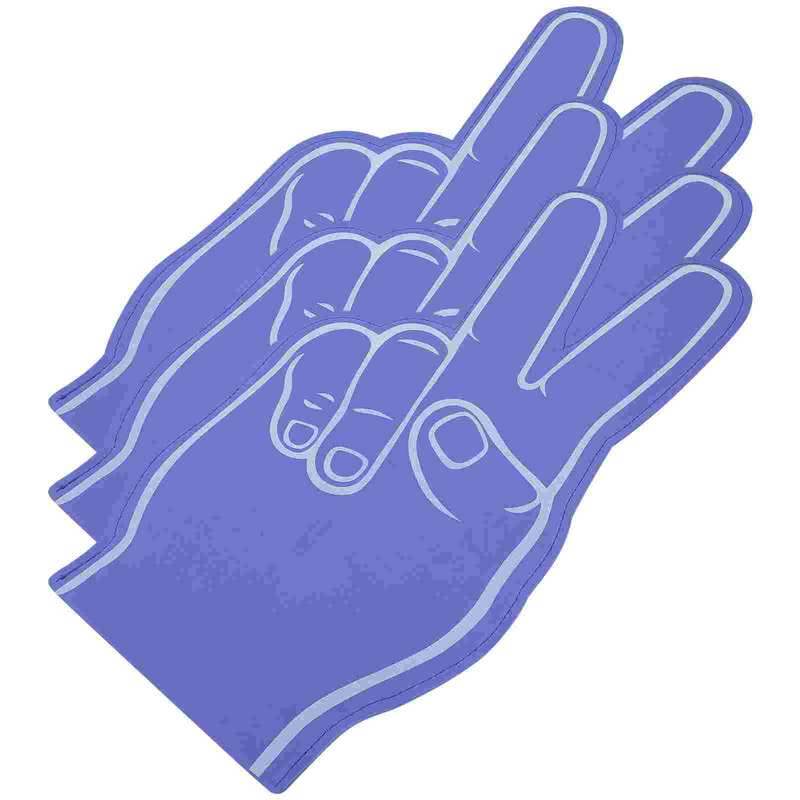 3Pcs Foams Finger for Sports Events Cheering Squad Use Prop Foam Hand Party Favor