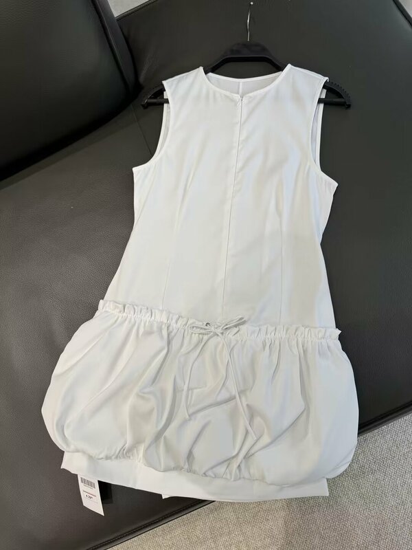 Женская юбка с воздушным шаром, винтажная юбка с эластичным поясом, 2024