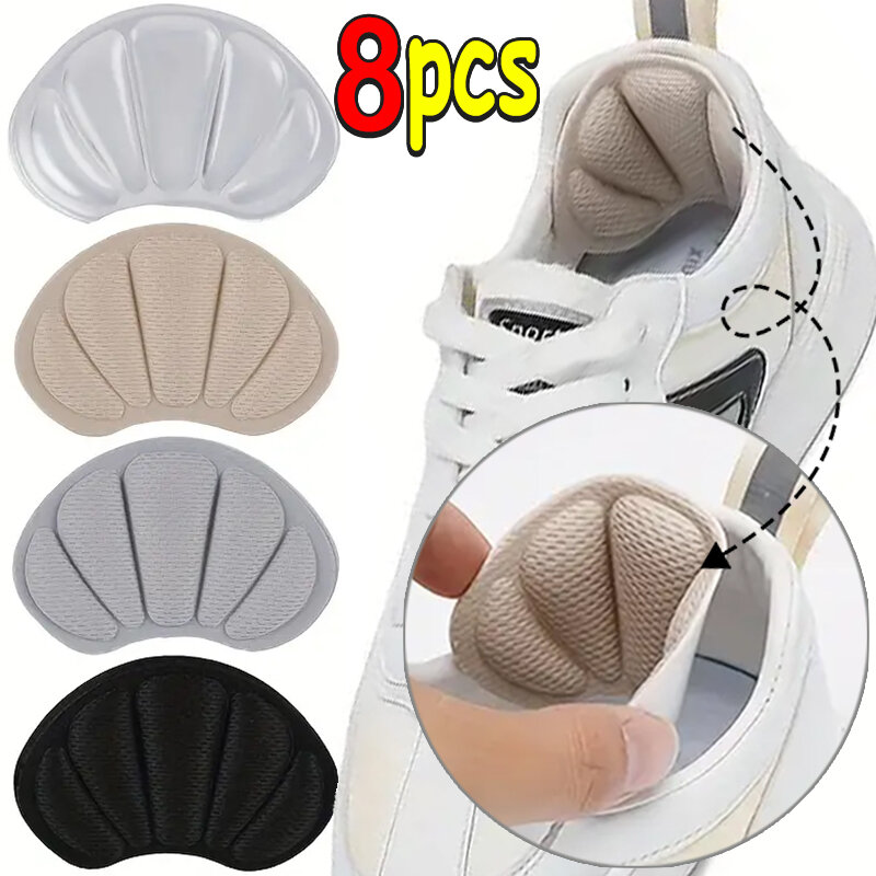 2-8 Stuks Inlegzolen Patch Hiel Pads Voor Sport Schoen Verstelbare Maat Voeten Pad Pijnverlichting Kussen Invoegen Binnenzool Hak Beschermer Sticker