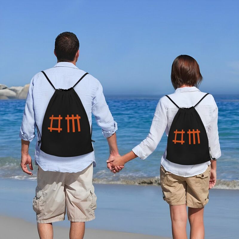 Mochila electrónica personalizada para hombre y mujer, bolso con cordón, portátil, para gimnasio, deportes, compras