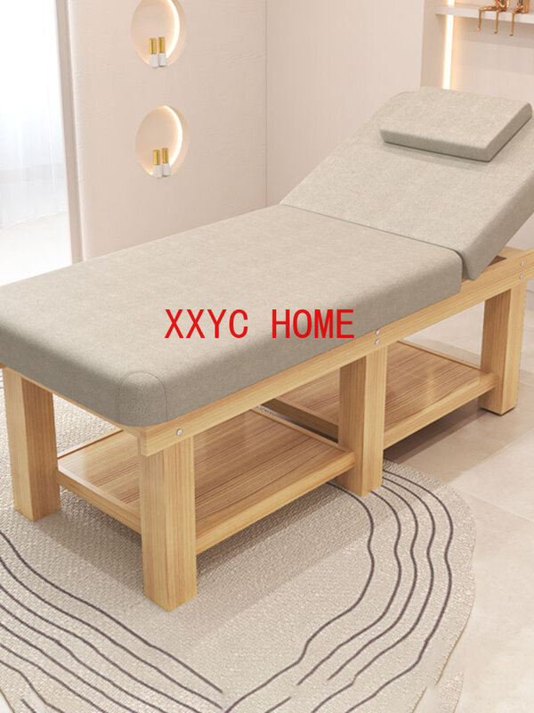 Massage Folding Bed Beauty Mattresses Couch Wooden Tattoo Lash  Bed Full Body Cama Dobravel Beauty Furniture LJ50MB