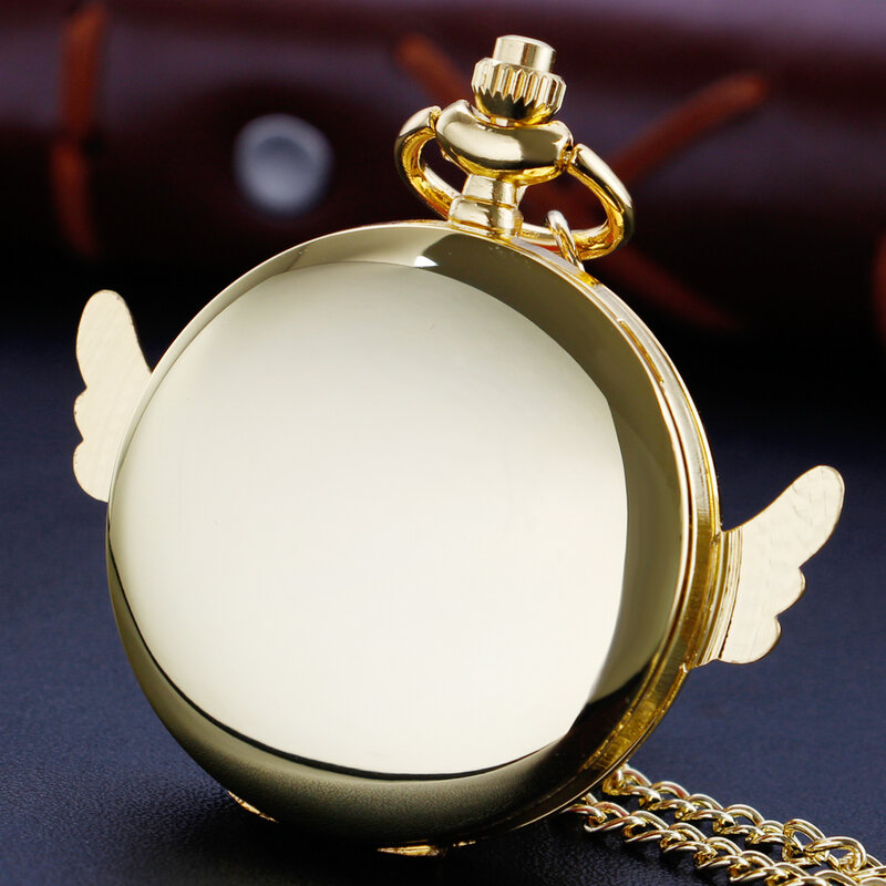 นาฬิกากระเป๋าซากุระแฟชั่นสร้อยคอการ์ตูนอะนิเมะกระเป๋านาฬิกาพกสำหรับผู้หญิงของขวัญ