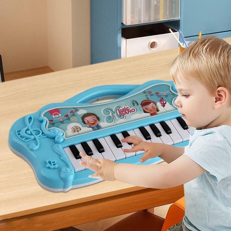 Keyboard anak, instrumen musik Piano, hadiah ulang tahun alat musik pencerahan anak laki-laki perempuan anak-anak lebih dari 3