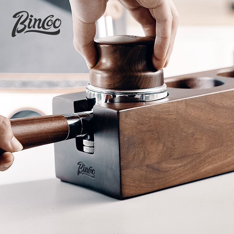 Bincoo กาแฟ Tamper Holder,ฐานสนับสนุน,Espresso อุปกรณ์เสริมเครื่องยนต์ Espresso Tamper สถานี Mat สำหรับ Barista Coffee Maker