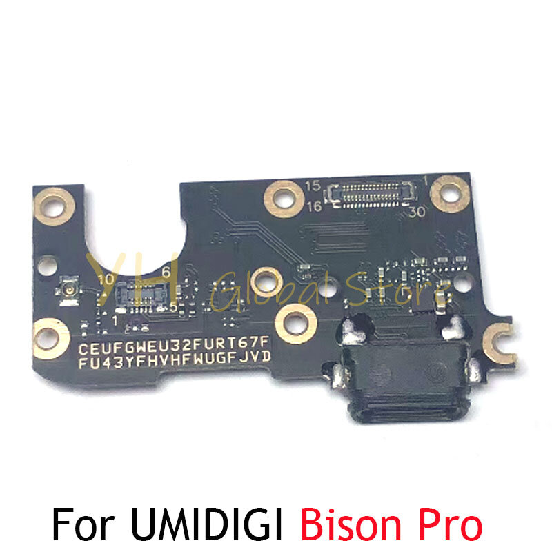 لوحة منفذ موصل USB للشحن ، قطع غيار إصلاح الكابلات المرنة ، UMIDIGI Bison ، Bison Pro
