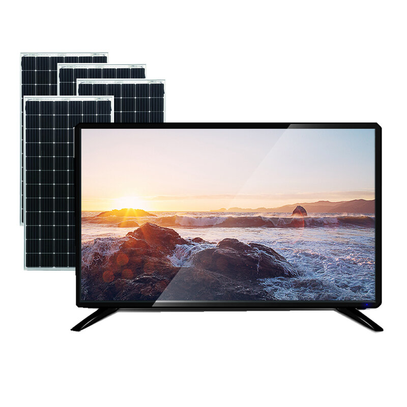 Decoder DSTV televisori a energia solare con batteria al litio TV solare ricaricabile da 26 "per l'africa