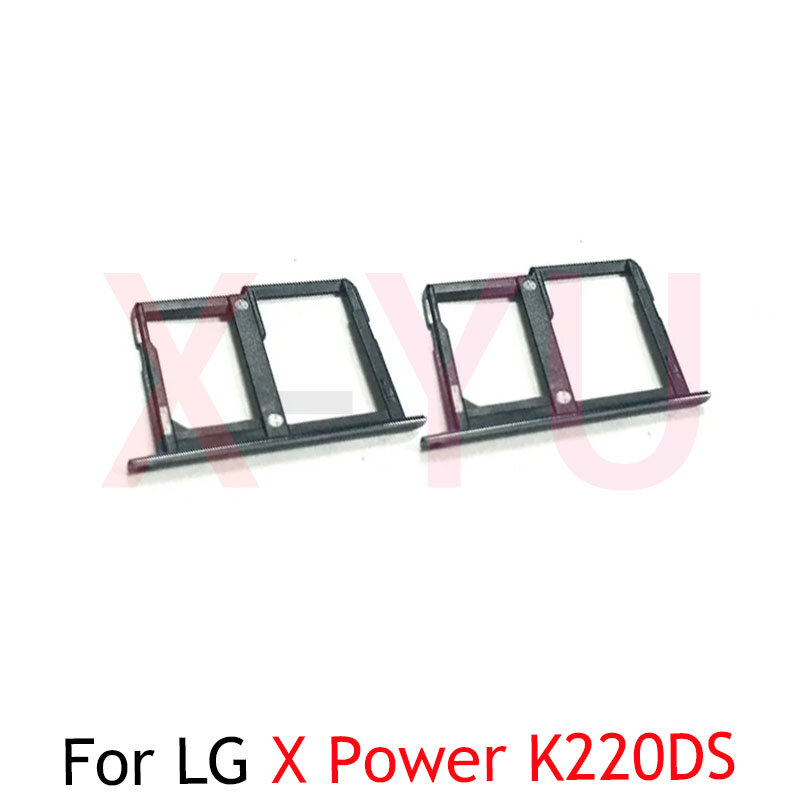 For LG X Power 2 K220DS M320 X Cam K580 X Screen K500DS SIM Card Tray Holder Slot Adapter Replacement Repair Parts