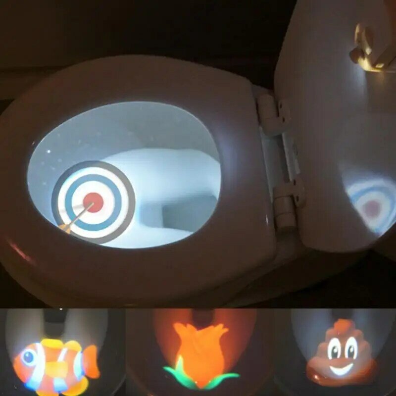 Veilleuse LED avec détecteur de mouvement, éclairage pour cuvette de toilette