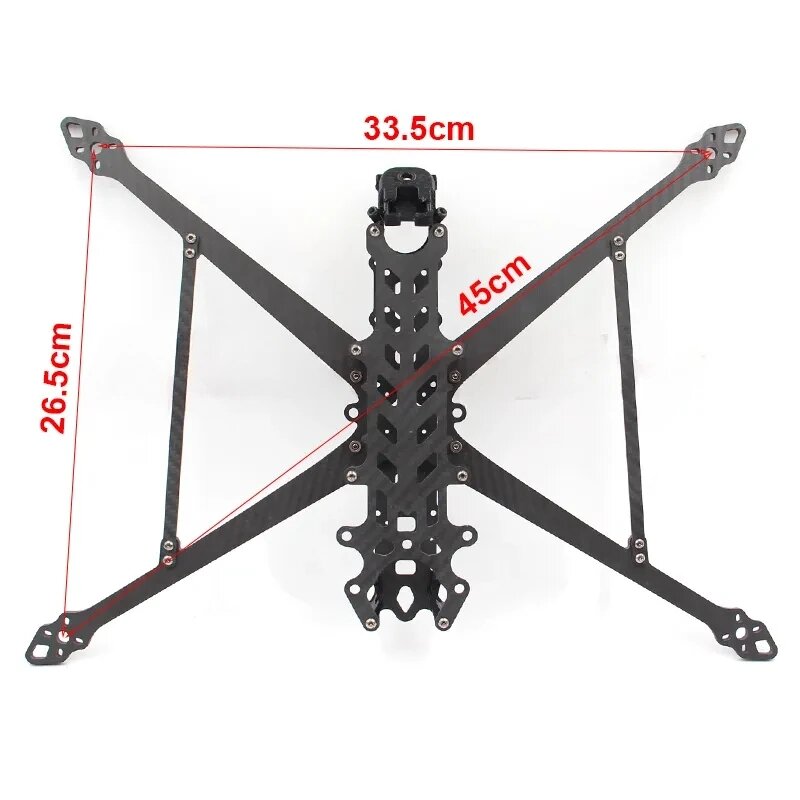Poisonous Bees 10inch Carbon Fiber RC FPV Frame Suit X-Type Wheelbase 450mm compatible for 3110 3112 3115 motor 10inch propeller
