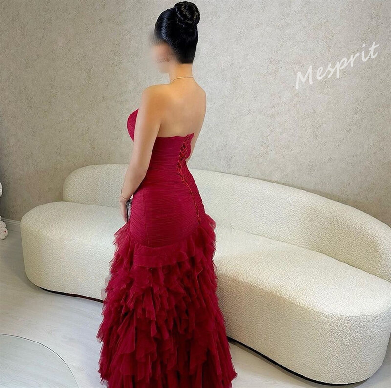 Jiayigong  Yipeisha   Exquisite Sweetheart A-line Brush es Layered Draped Skirts Tulle Customized