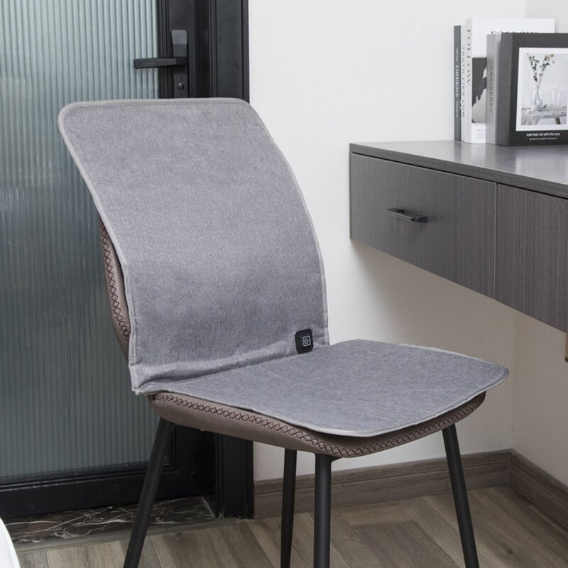 Cuscino riscaldante sedili per ufficio Pad Warmer 43 x90cm con cavo USB riscaldamento rapido elettrico inverno caldo temperatura regolabile