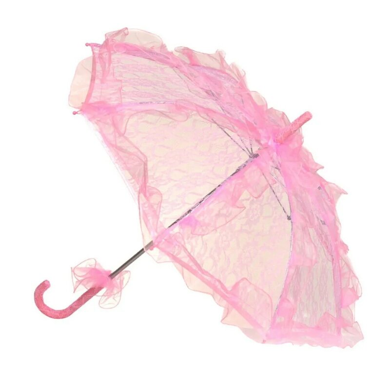 Parapluies en dentelle colorée pour patients, fleurs artisanales, accessoires de décoration de mariage, 138 sol