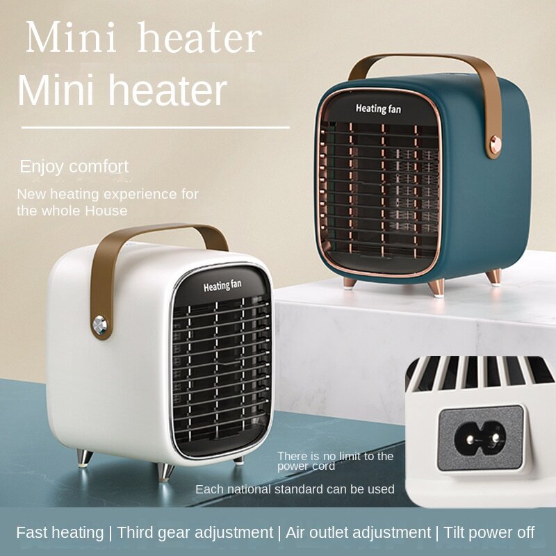 Mini Electric Heaters Heating Fans 2023 New Desktop Portable Small Electric Heater Home Plug-in Electric Heaters Home Appliances
