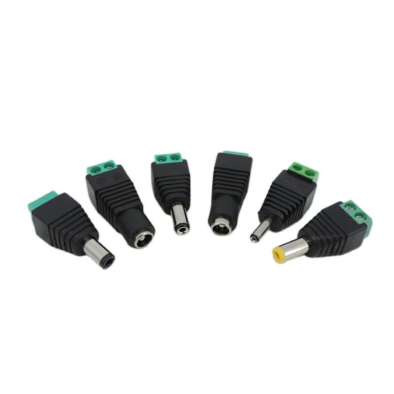 DC Connector 5.5 x 2.1MM 5.5*2.5MM 3.5*1.35MM male female Power Jack Adapter Plug Led Strip Light e1