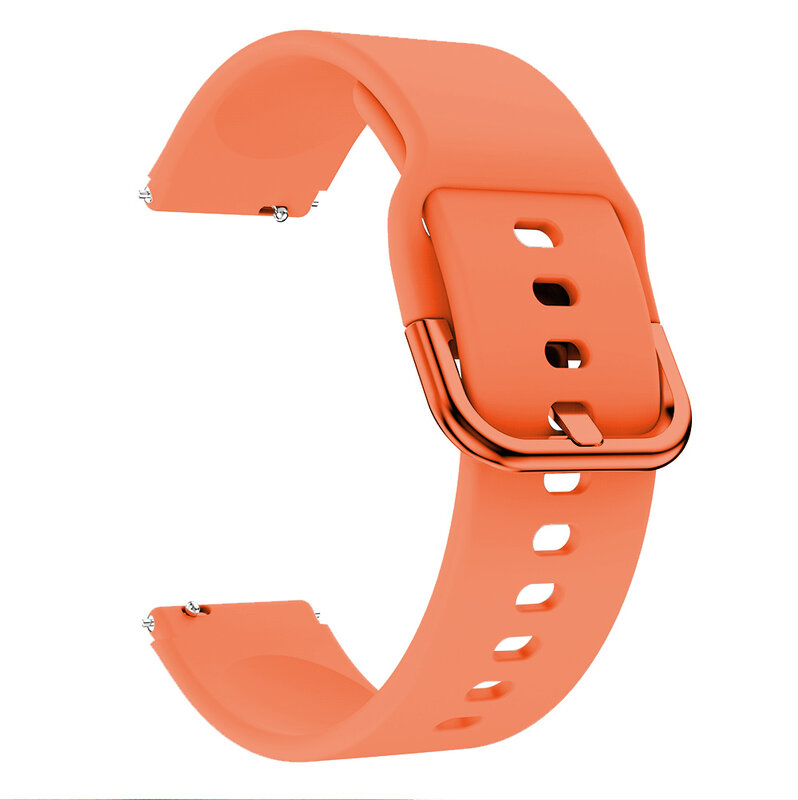 Gelang silikon Universal 18mm untuk jam tangan Huawei Gt4 41mm gelang jam karet asli untuk Huawei Gt4 41mm tali gesper warna-warni
