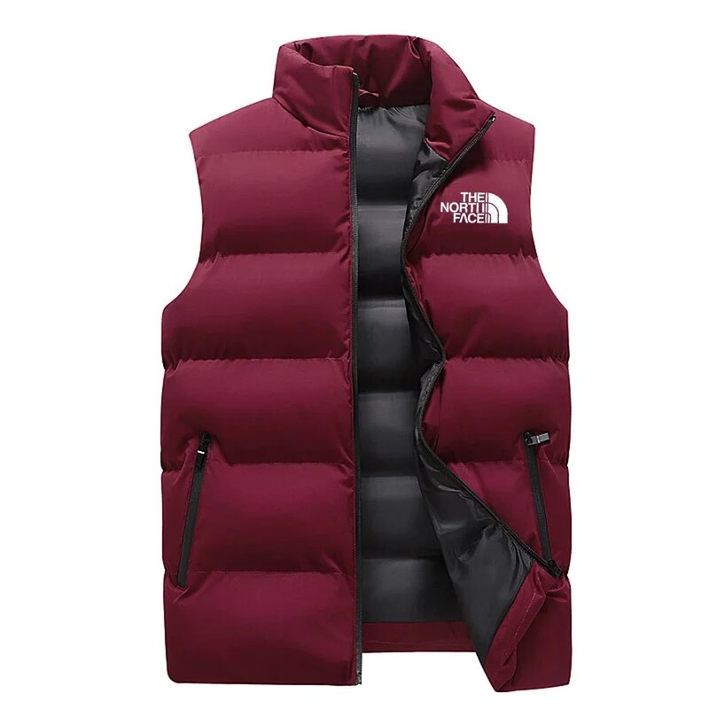 NORTH - Men's sleeveless vest, down jacket, Caraco insulation, standing, fashionable, winter, brand new