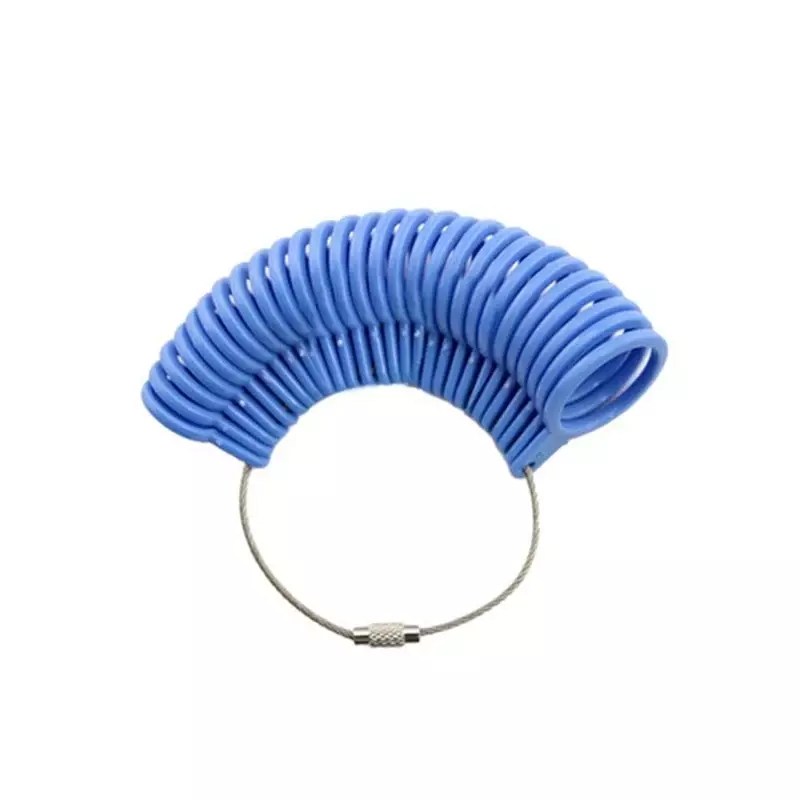 Портативное ювелирное пластиковое кольцо Sizer размер США/HK/EU измерительный инструмент для измерения размера пальца