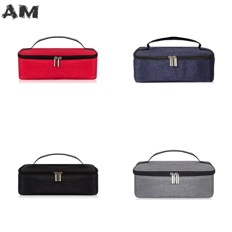 Square Portable Lunch Bag Insulated Lunch Box Bag Aluminum Foil Thickened Lunch Box Bag Suitable for Students and Office Workers