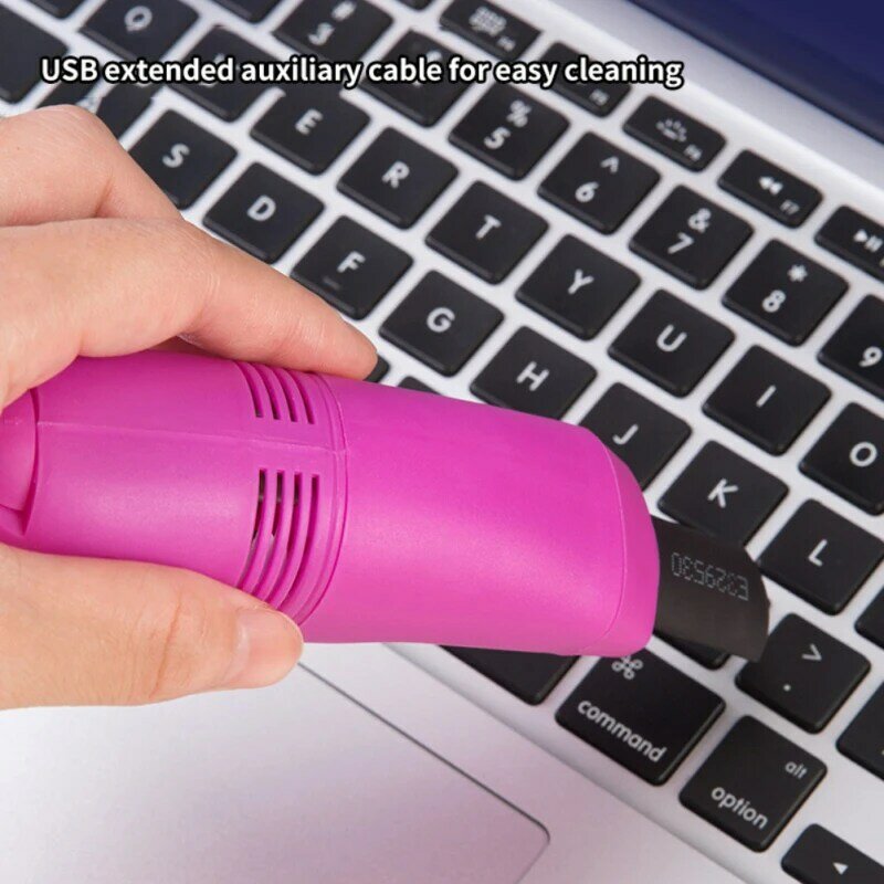 Mini aspirapolvere spazzola per la pulizia della tastiera detergente per conchiglie per Laptop spazzola per la polvere aspirapolvere portatile USB portatile strumenti per la pulizia