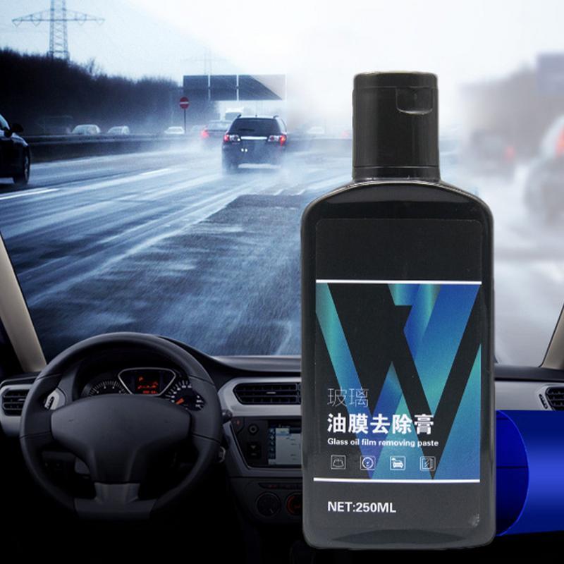 Glass Film Removal Paste Car Windshield Film Removal Paste Cleaning Agent 250ml Multipurpose Glass Stripper Restore Glass To