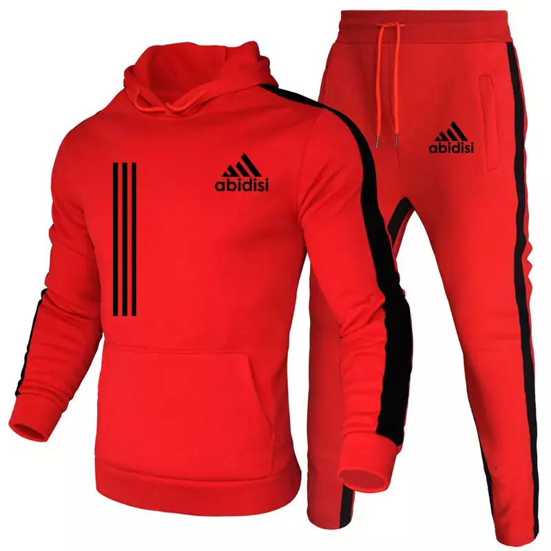 2024 New Style Two Piece Set Hoodie + Pants Men Tracksuit Sweat Suits Casual Streetwear Mens Outfits Sport Suits Tracksuit Set