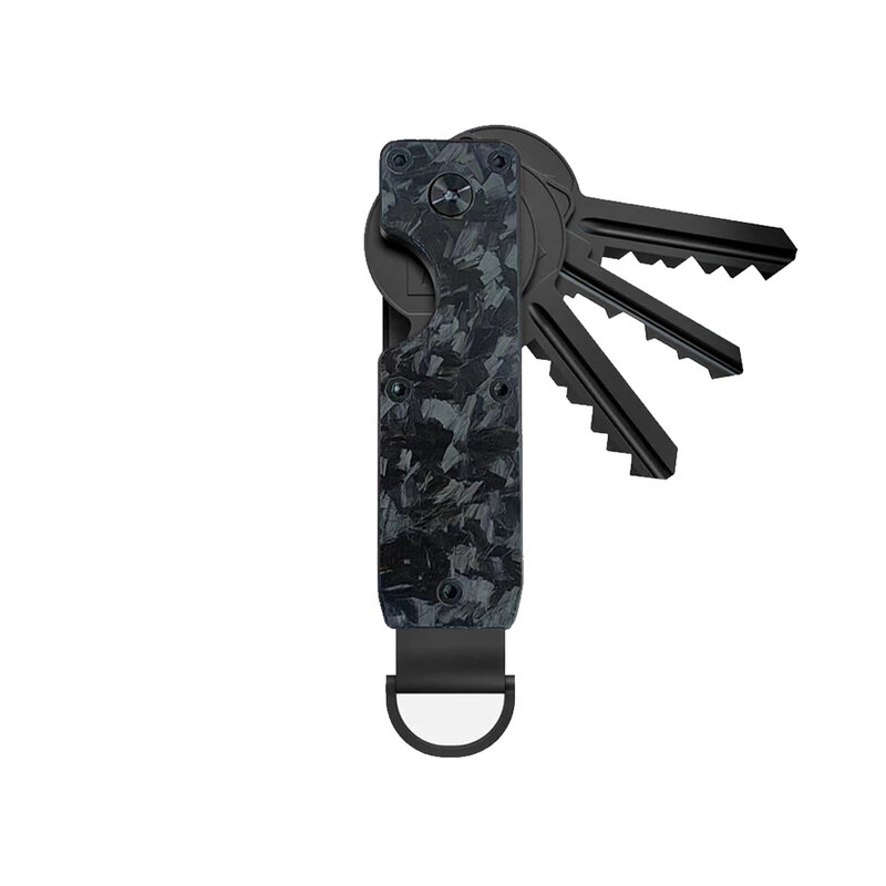 Organizer na klucze kompaktowy uchwyt metalowy breloczek minimalistyczny brelok na brelok zabezpiecza 1-5 kluczy