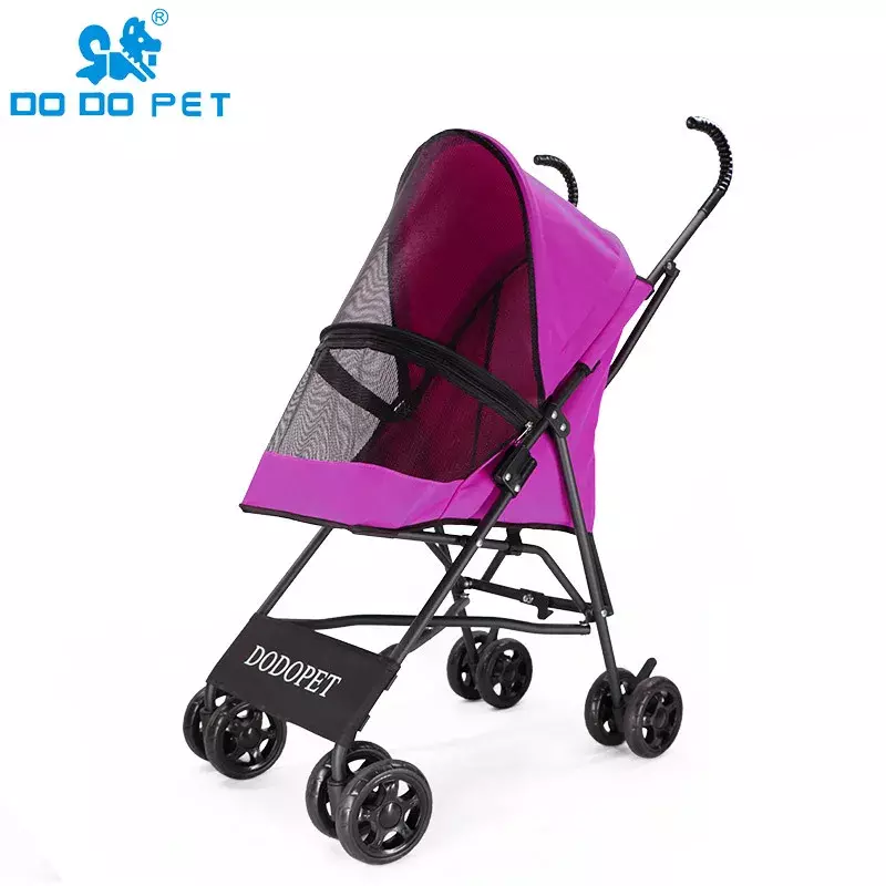 Pet Cart Foldable Portable Dog Cat Cart Teddy Outdoor Cart Installation Free Quick Collection Dog Stroller Pet Trolley New 2024