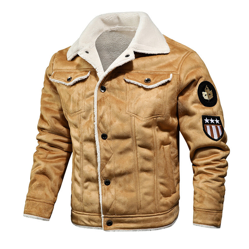 남성용 오버사이즈 플러스 벨벳 두꺼운 가죽 재킷, 청년 패션 PU 가죽 재킷, 코트 사이즈 M-4XL, 가을 겨울, 2024 신상