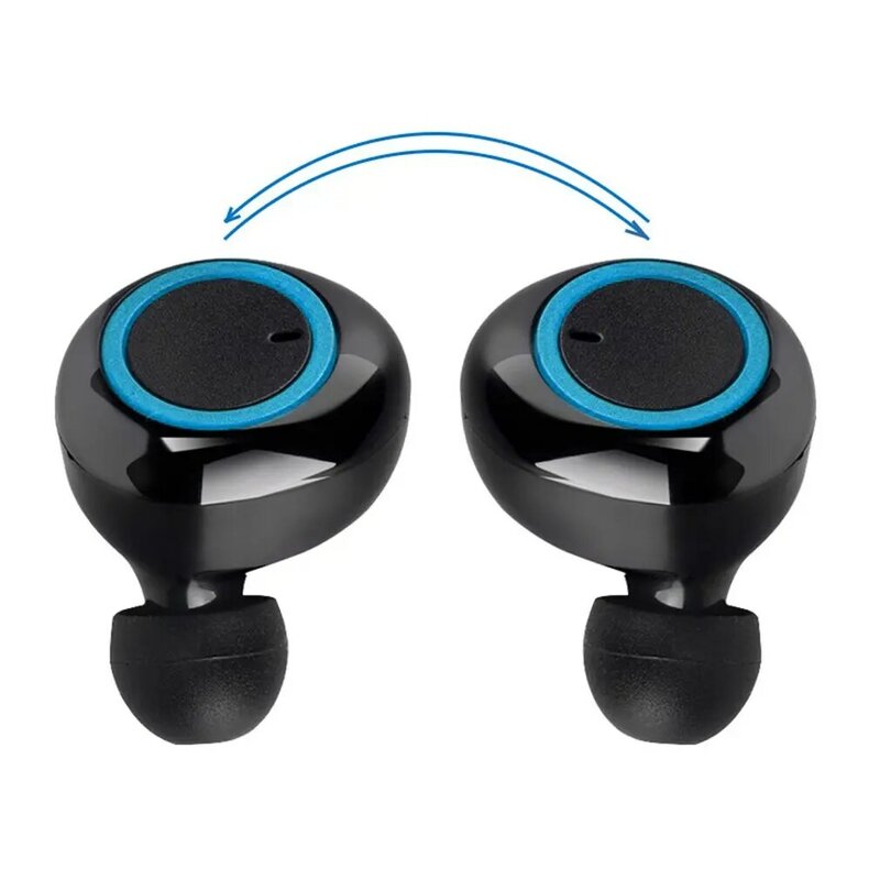 Auriculares inalámbricos Y50 compatibles con Bluetooth 5,0, audífonos estéreo de 250mAh con Control táctil, selección de canciones y llamadas