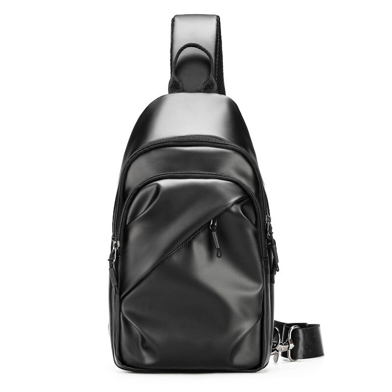 2023 New Men's Bag Casual Lightweight Shoulder Bag Street Fashion Trend Chest Bag Oxford Cloth Shoulder Bag Casual Waterproof
