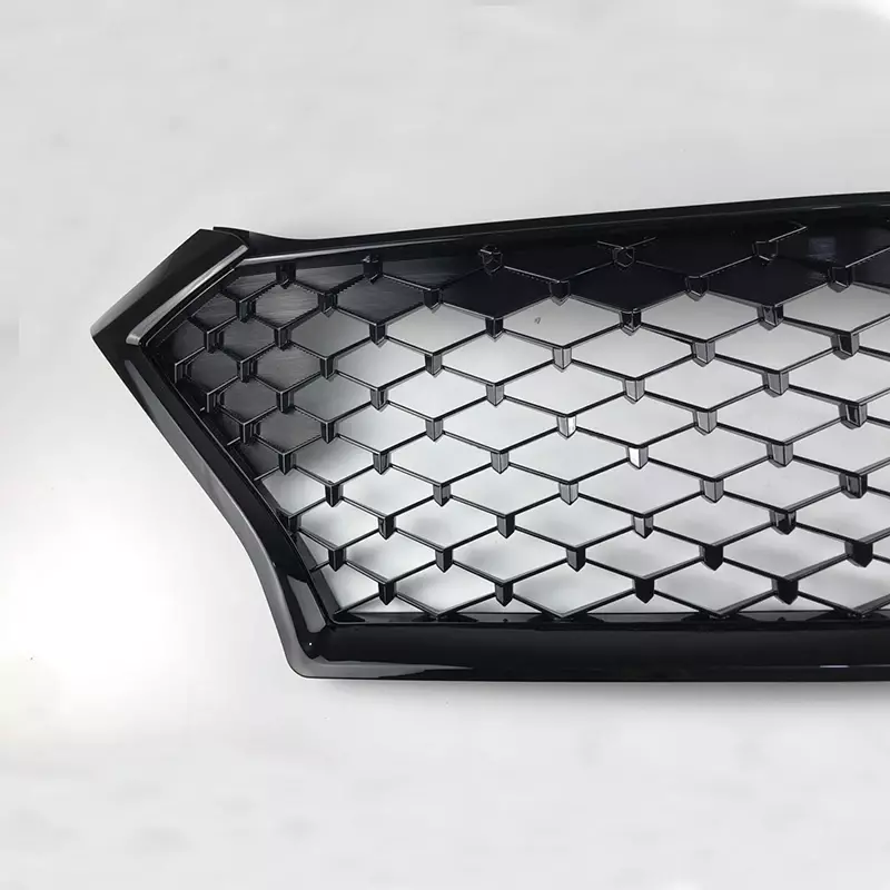 FRONT RACING GRILLE FOR HYUNDAI TUCSON 2019 2020 GRILL MASK COVER GRILLS FIT FOR FUSION MONDEO BLACK SILVER CAR STYLING