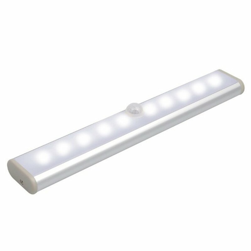 Lampu malam LED nirkabel, lampu malam Sensor gerak lemari lampu malam untuk dapur kamar tidur detektor lampu kabinet tangga lampu belakang