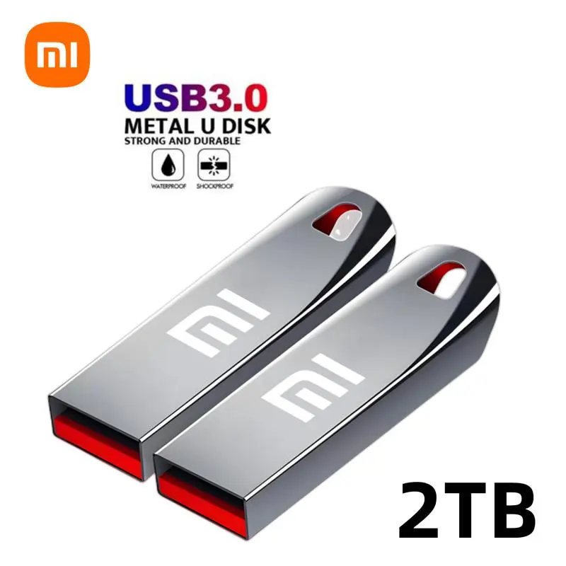 Xiaomi-unidad Flash USB 2023, Pendrive de Metal de alta velocidad de 2TB, 1TB, resistente al agua, 3,0 GB, TYPE-C, novedad de 512