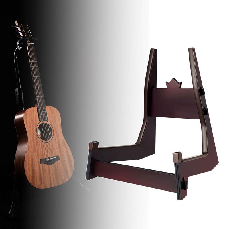 Подставка для электрогитары, держатель для виолончели, съемная деревянная фотогитара, с резиновой защитой для музыкального инструмента