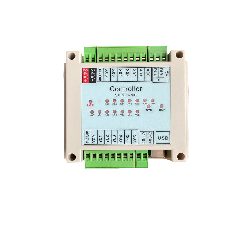 Simples PLC Programming Controller, Mobile Bluetooth Sequence Controller, Stepper Motor Cilindro, Válvula Eletromagnética, 7 em 7 Out, SPC05RMP