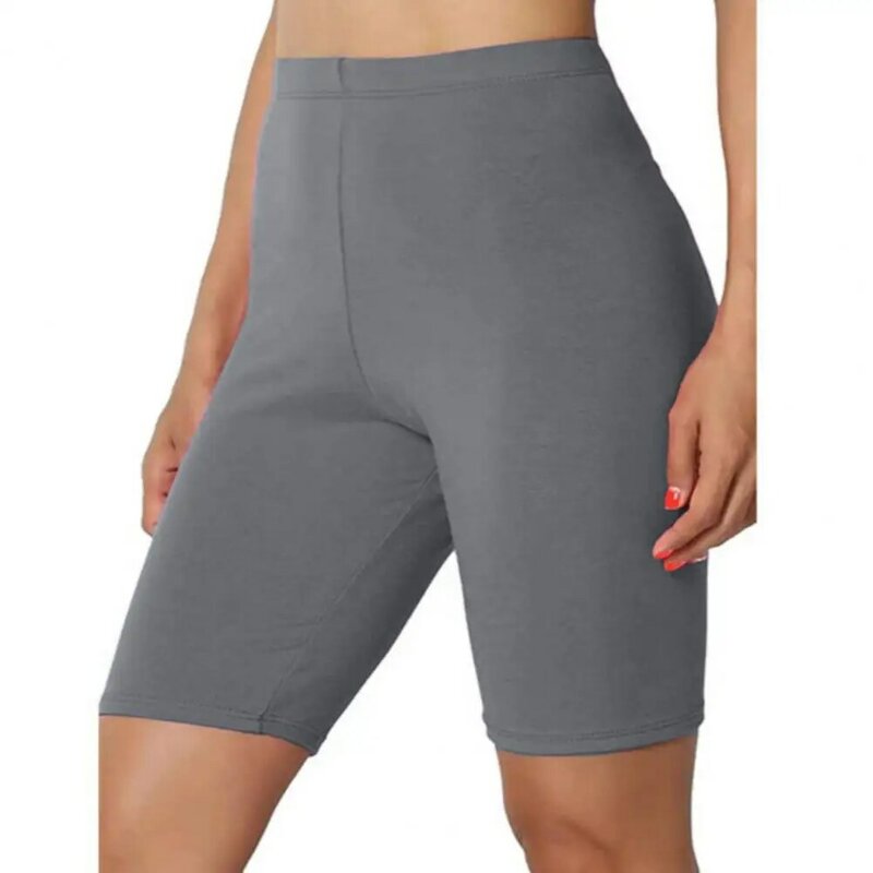 Pantalones de Yoga suaves y transpirables para mujer, pantalones cortos deportivos de compresión de cintura alta para gimnasio, Control rápido de barriga