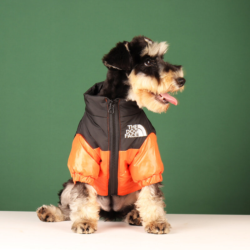 Grandi vestiti invernali per cani da compagnia Bulldog francese cucciolo giacca antivento calda cappotto riflettente per cani di taglia piccola media Chihuahua Pet Outfits