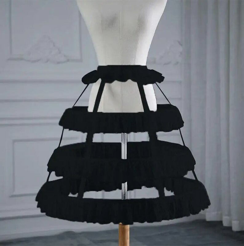 Lolita Bustle Hollowed Out Violent Fishbone Petticoat Underskirtt Carmen Birdcage Petticoats