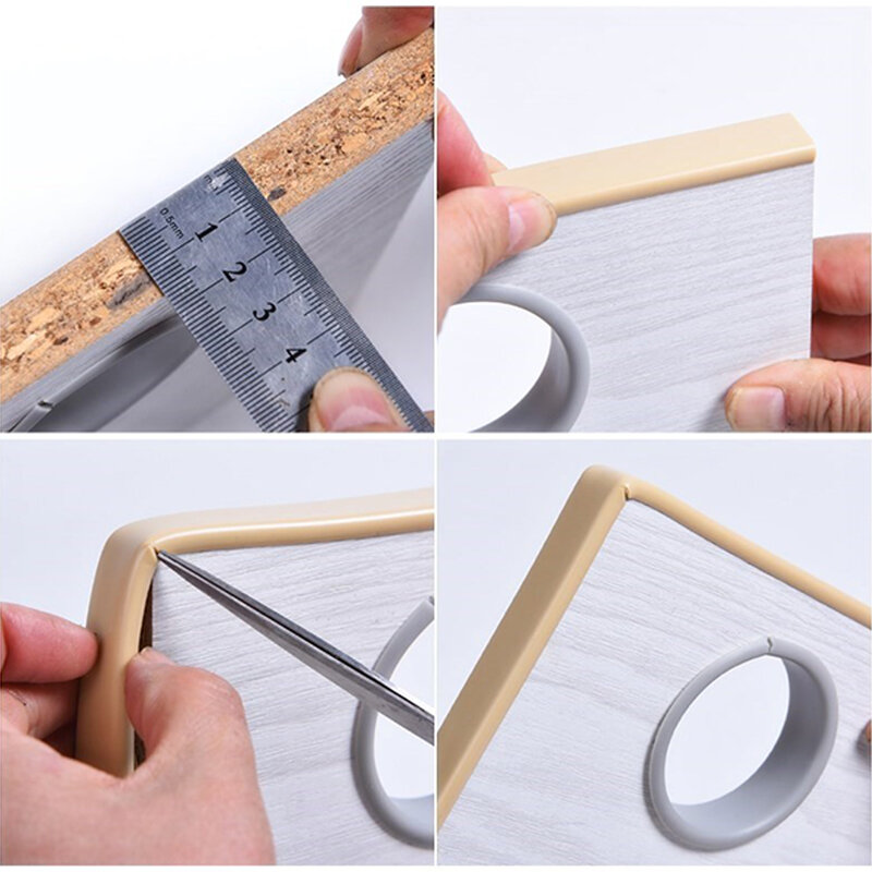 Practical Durable Edging Tape ​ Edge Guard Strips Rubber 1Meter Furniture Part Protector Self-adhesive U-Shaped