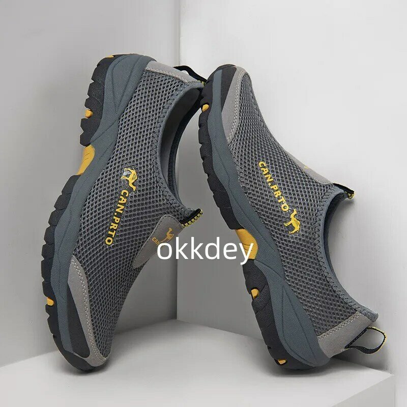 Men's Shoes 2023 Mesh  Casual Shoes Summer Outdoor Sneakers Sports and Leisure Men Non-slip Climbing Shoes Breathable Men's