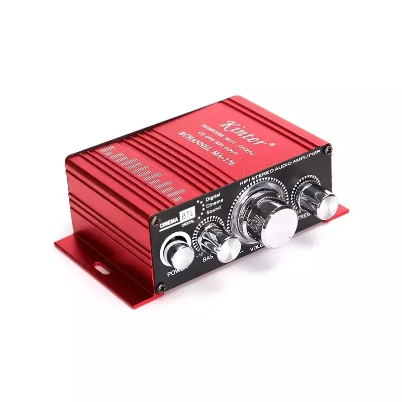 MA-170 2-канальный Hi-Fi стерео усилитель мощности автомобильный музыкальный динамик видео аудио аркадная игра Raspberry Pi торговый автомат DIY комплект