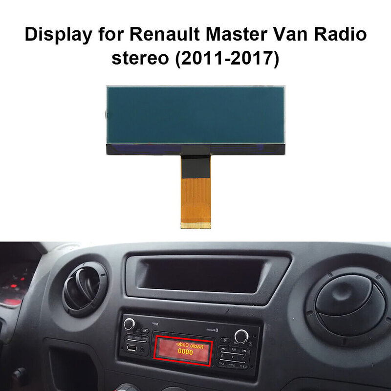 AGC-1220RF-A AGC-0060RF-A nowy wyświetlacz LCD Radio Stereo samochodu dla Renault Duster symbolu impulsu Captur Logan 3rd-gen