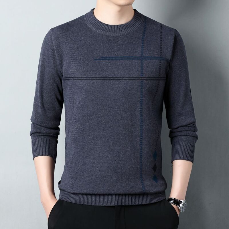 COODRONY 패셔너블 미니멀리스트 남성 긴팔 티셔츠, 고품질 편안한 따뜻한 스웨터, 캐주얼 다목적 탑, W5679