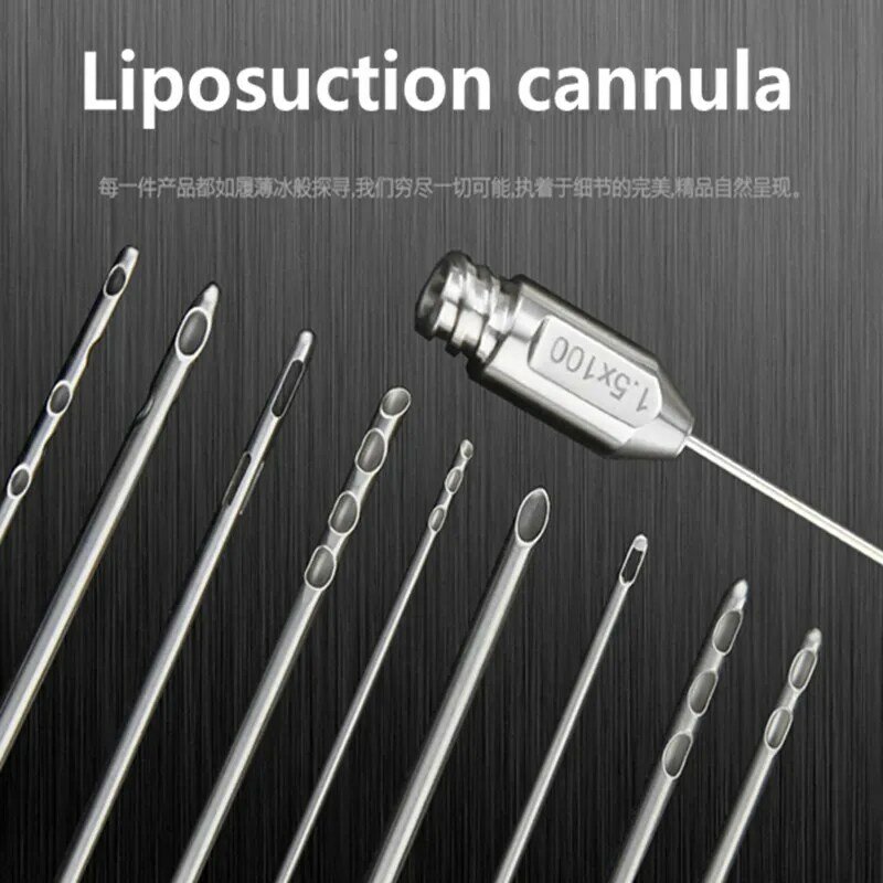 Fat transplantation kit,Fat harvesting cannula for stem cells,liposuction cannula fat transfer needle aspirator for beauty use