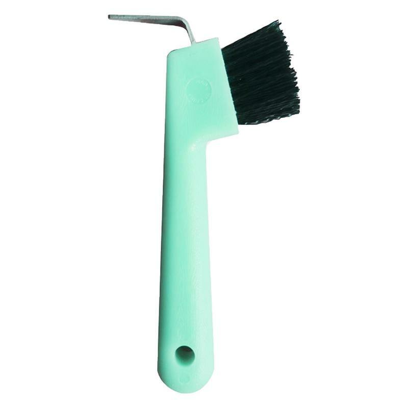 Grooming Supplies for Horse Cleaning, Hoof Polish, Pick with Brush, 2 em 1