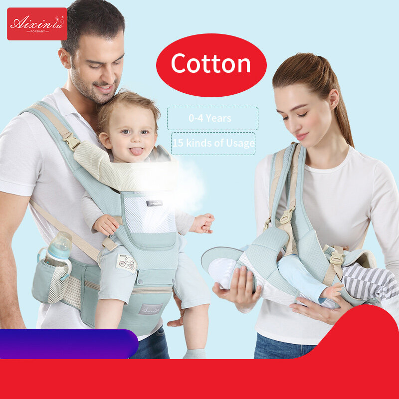 Porte-bébé ergonomique, porte-bébé, porte-bébé, face avant, écharpe ergonomique kangourou pour le voyage du bébé
