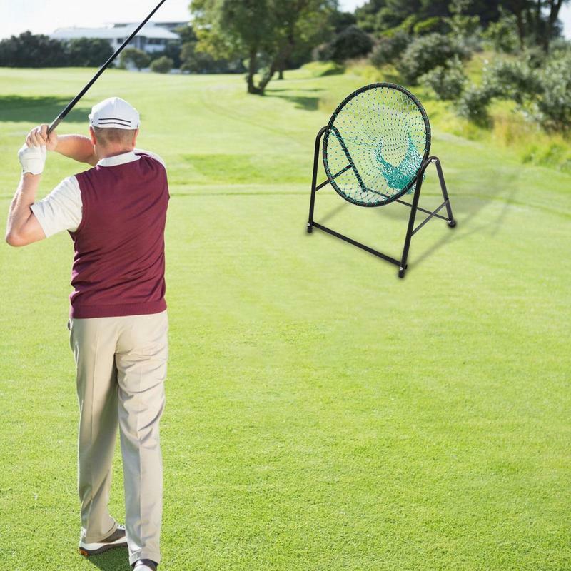 Red de astillado para entrenamiento de Golf, juego de red de práctica de objetivo de Golf para interiores, accesorios de objetivo de Golf, Red de pelota de Golf y esterilla de astillado para
