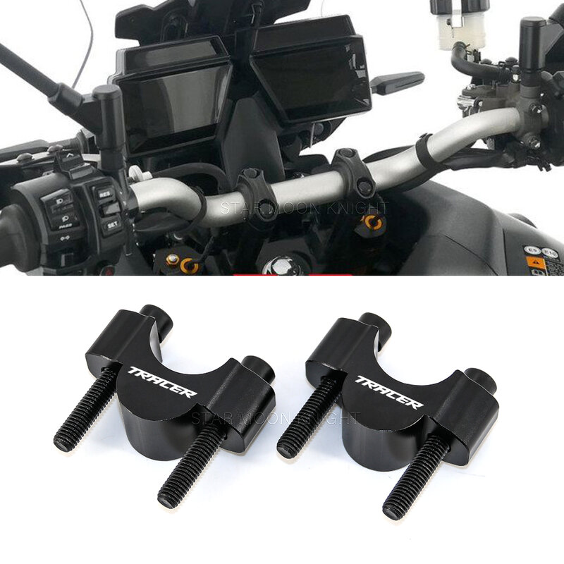 FOR Yamaha TRACER9 TRACER 9 GT Tracer 9 2021- Motorcycle Handlebar Riser Clamp Extension Adapter Handle bar Mount Extender